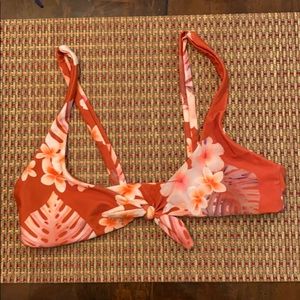 Stone Fox Swim front tie top